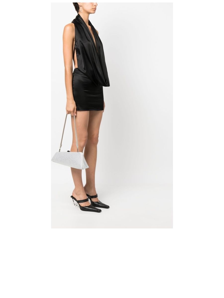 Long Night Crystalembellished Evening Bag - 5