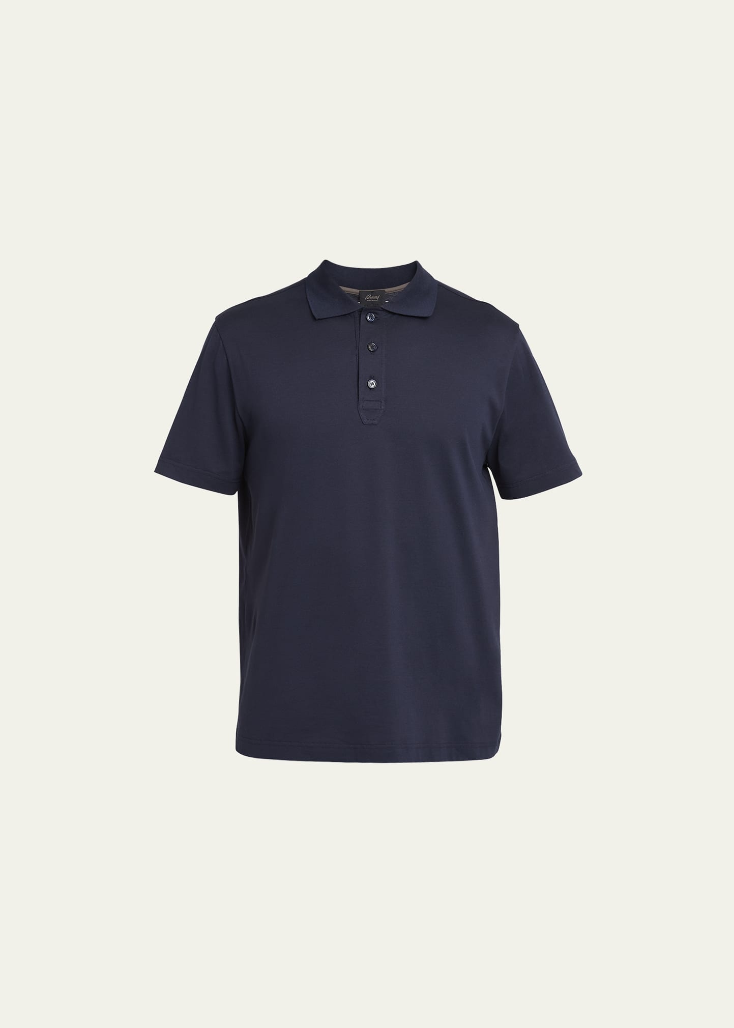 Men's Solid Cotton Polo Shirt - 1