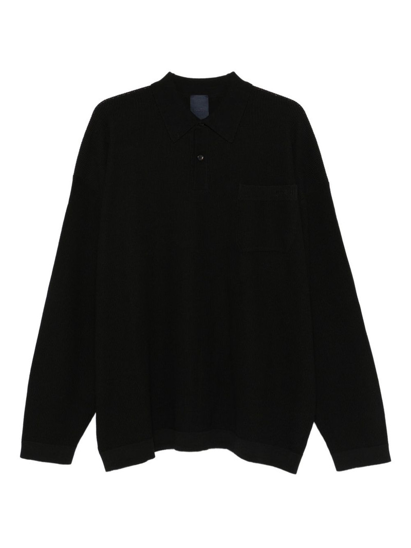 polo-collar sweater 1