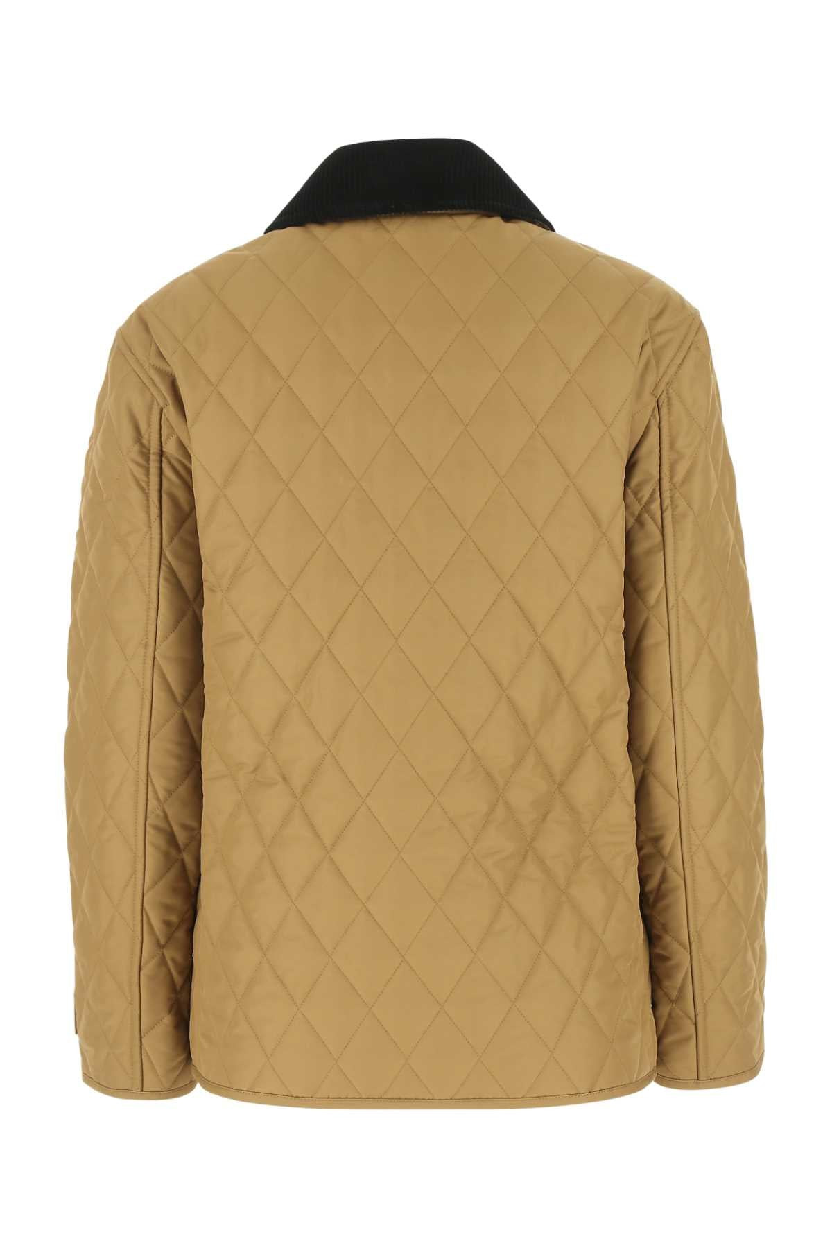 Burberry Women Beige Polyester Jacket - 2