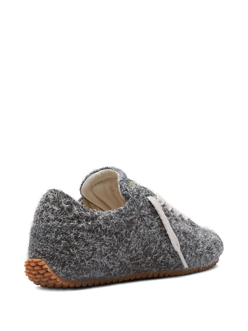 shaggy suede sneakers - 4