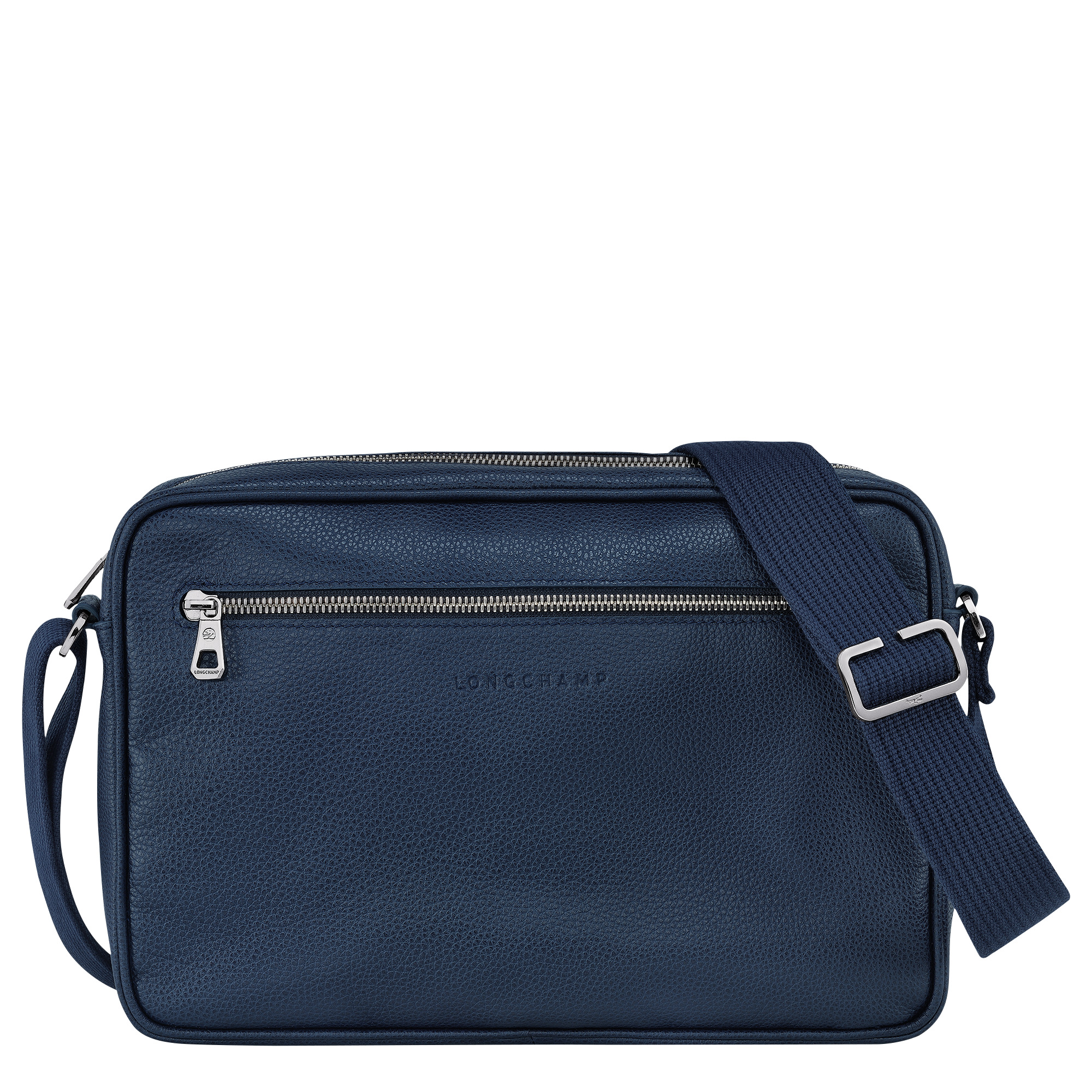 Le Foulonné M Camera bag Navy - Leather - 1