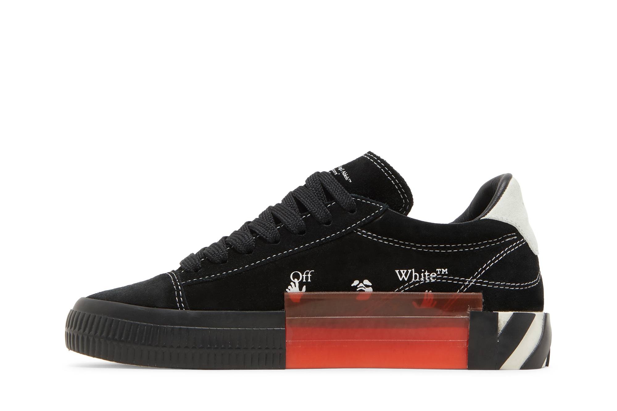 Off-White Wmns Vulc Sneaker 'Black White' - 3