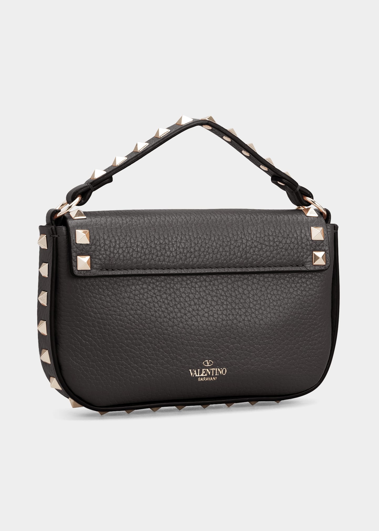 Rockstud Top Handle Shoulder Bag - 3