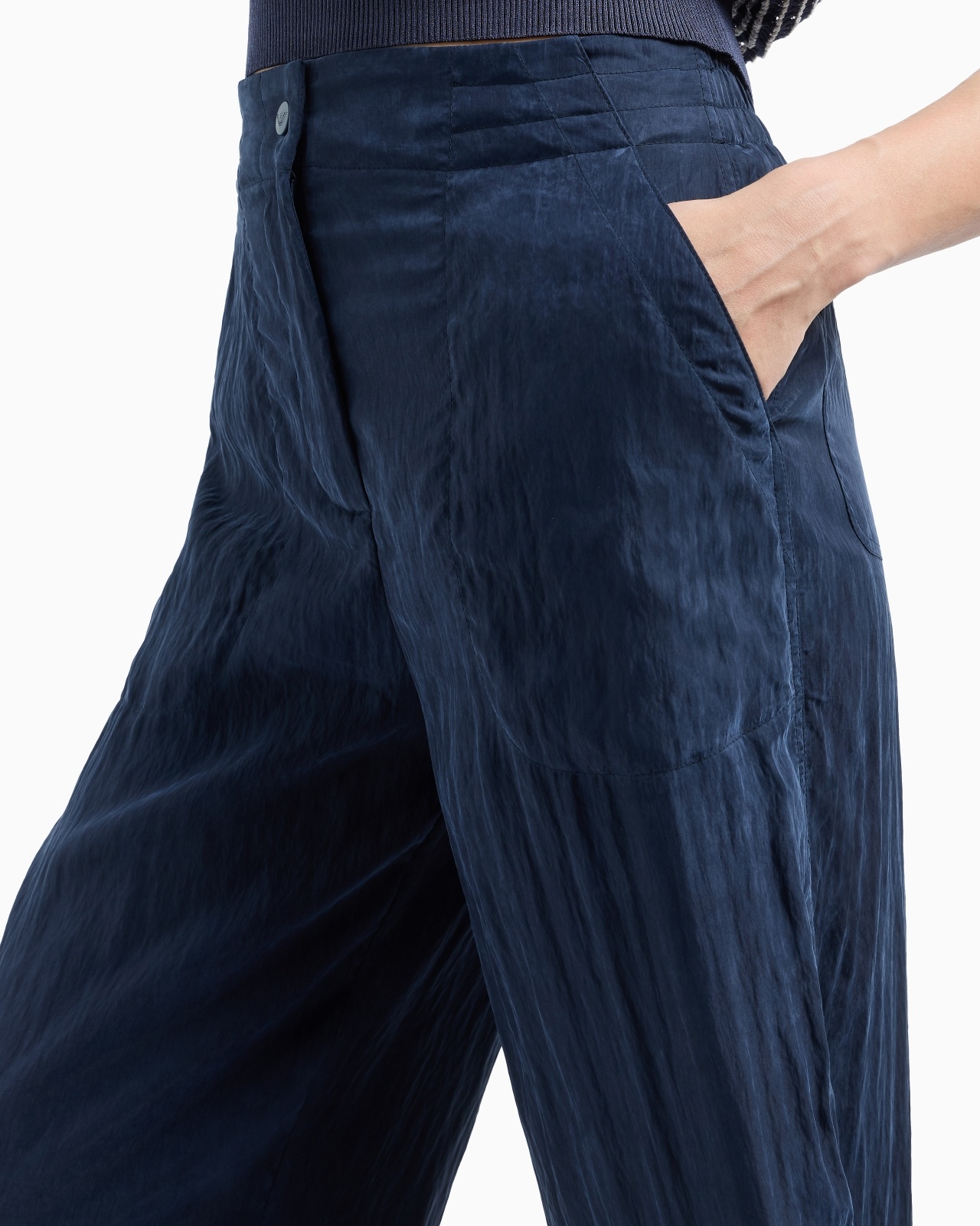 TECHNICAL CUPRO TROUSERS - 5
