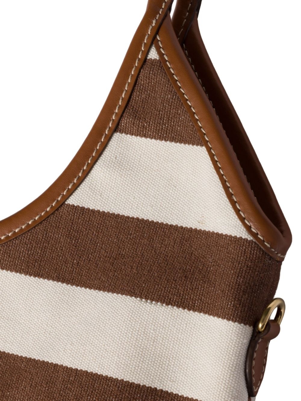 Ivy striped tote bag - 6