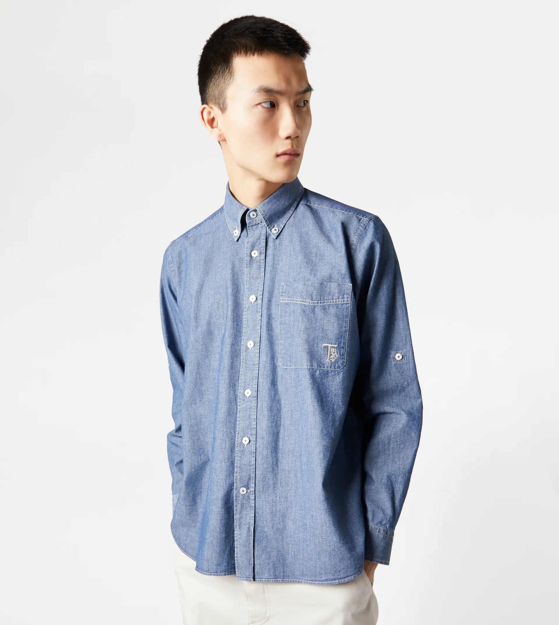 CHAMBRAY SHIRT - BLUE - 7