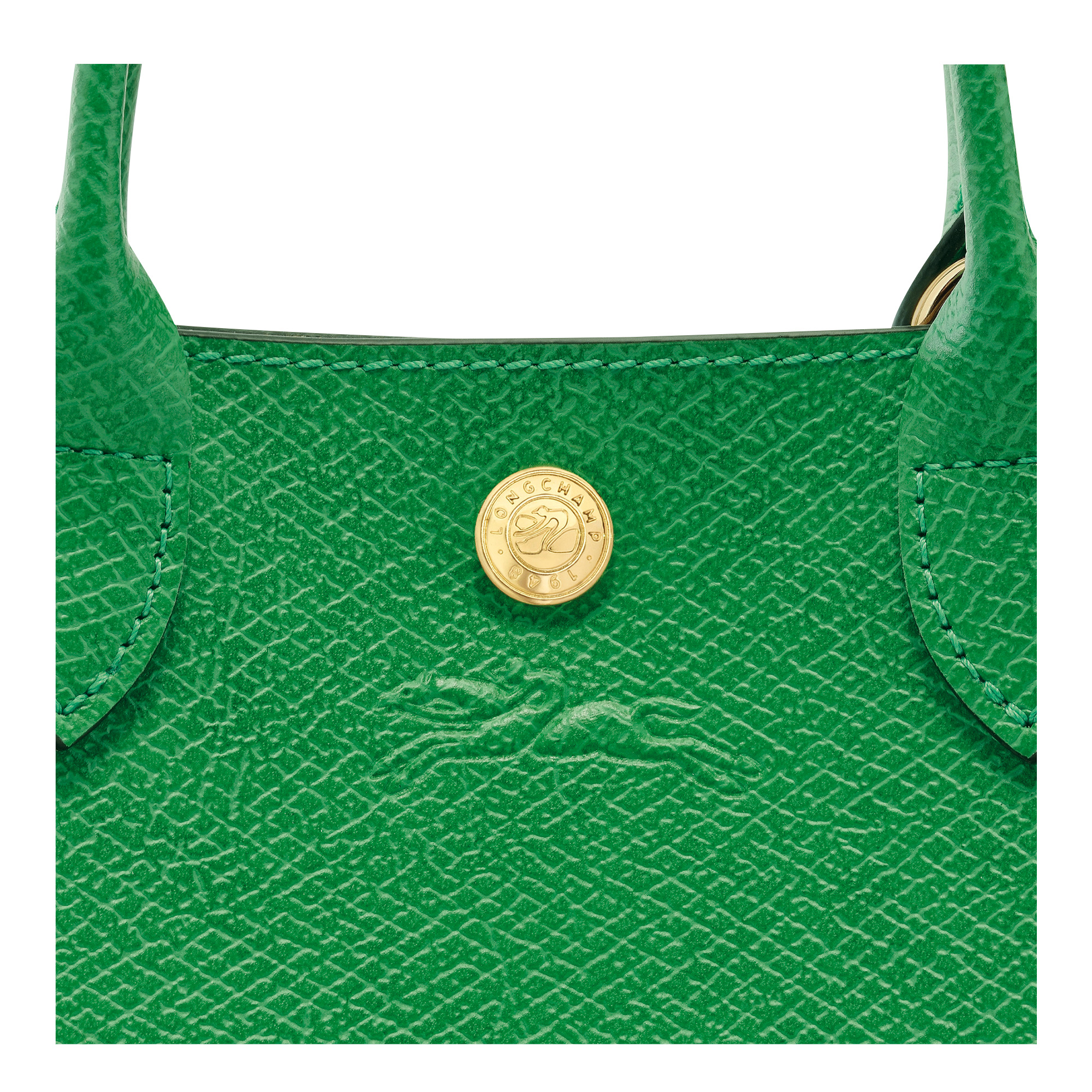 Épure XS Tote bag Green - Leather - 3