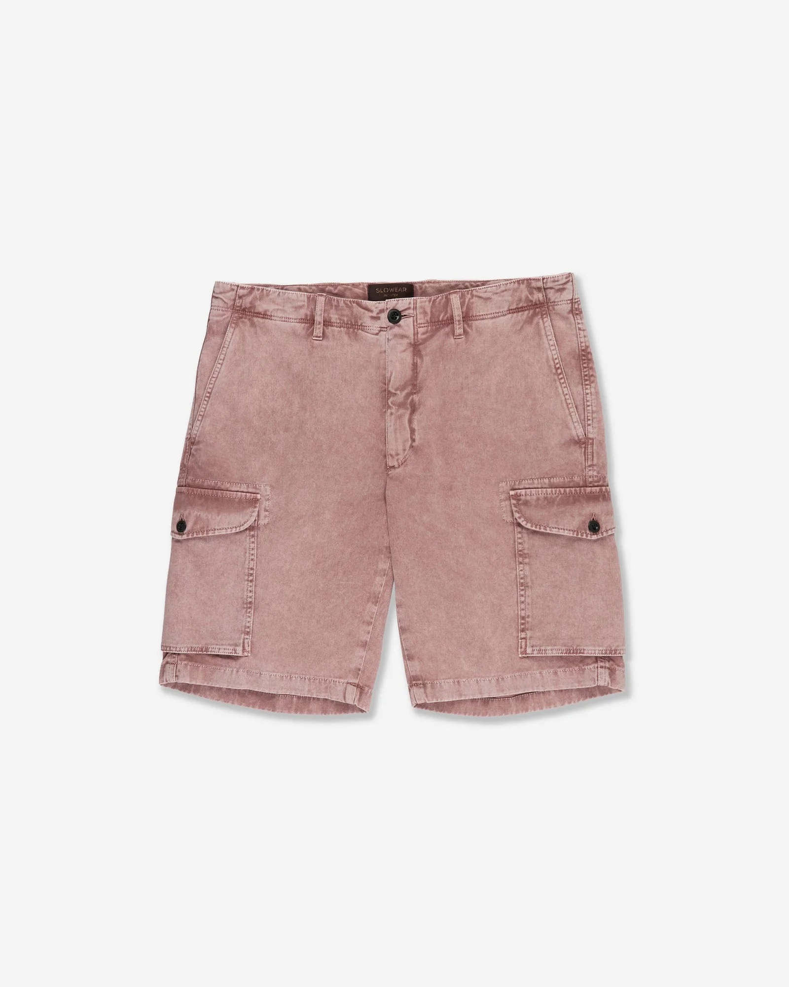 Regular fit organic cotton cargo Bermuda shorts - 1