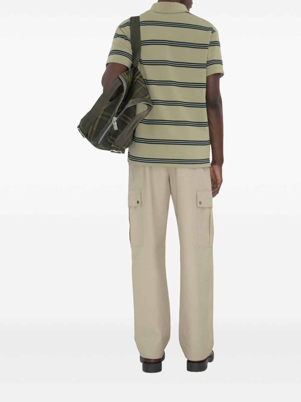 striped cotton polo shirt - 4