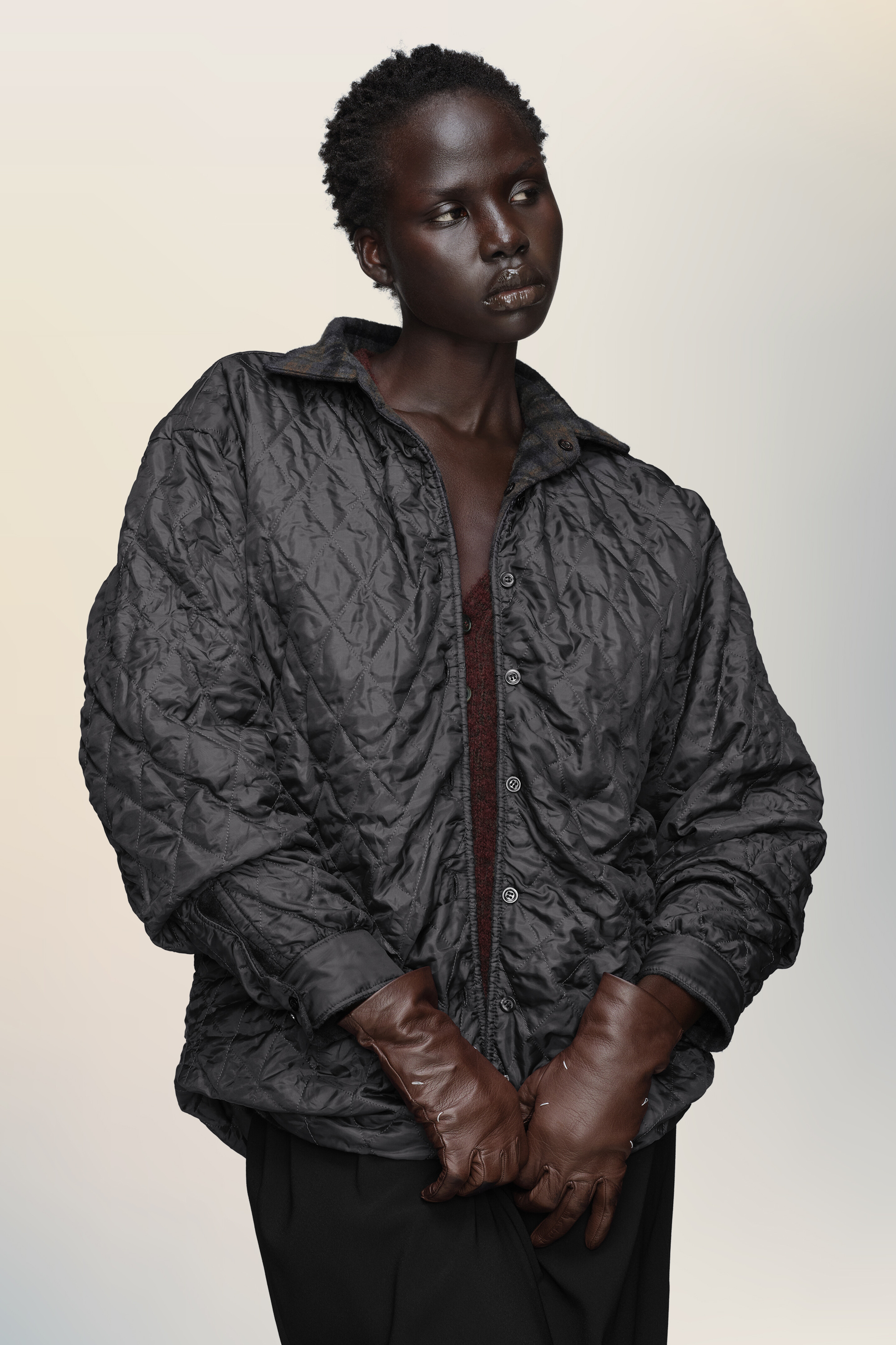 Quilted shirt-jacket - 3