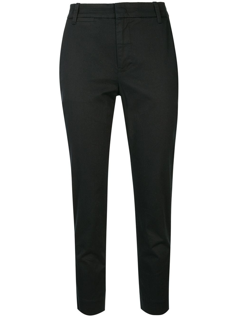 cropped slim-fit chinos 1