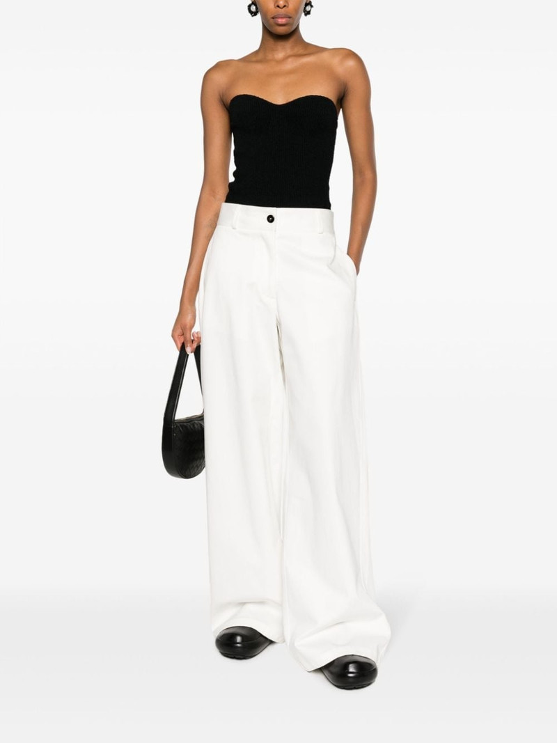 Jil Sander high-waist wide-leg trousers outlook