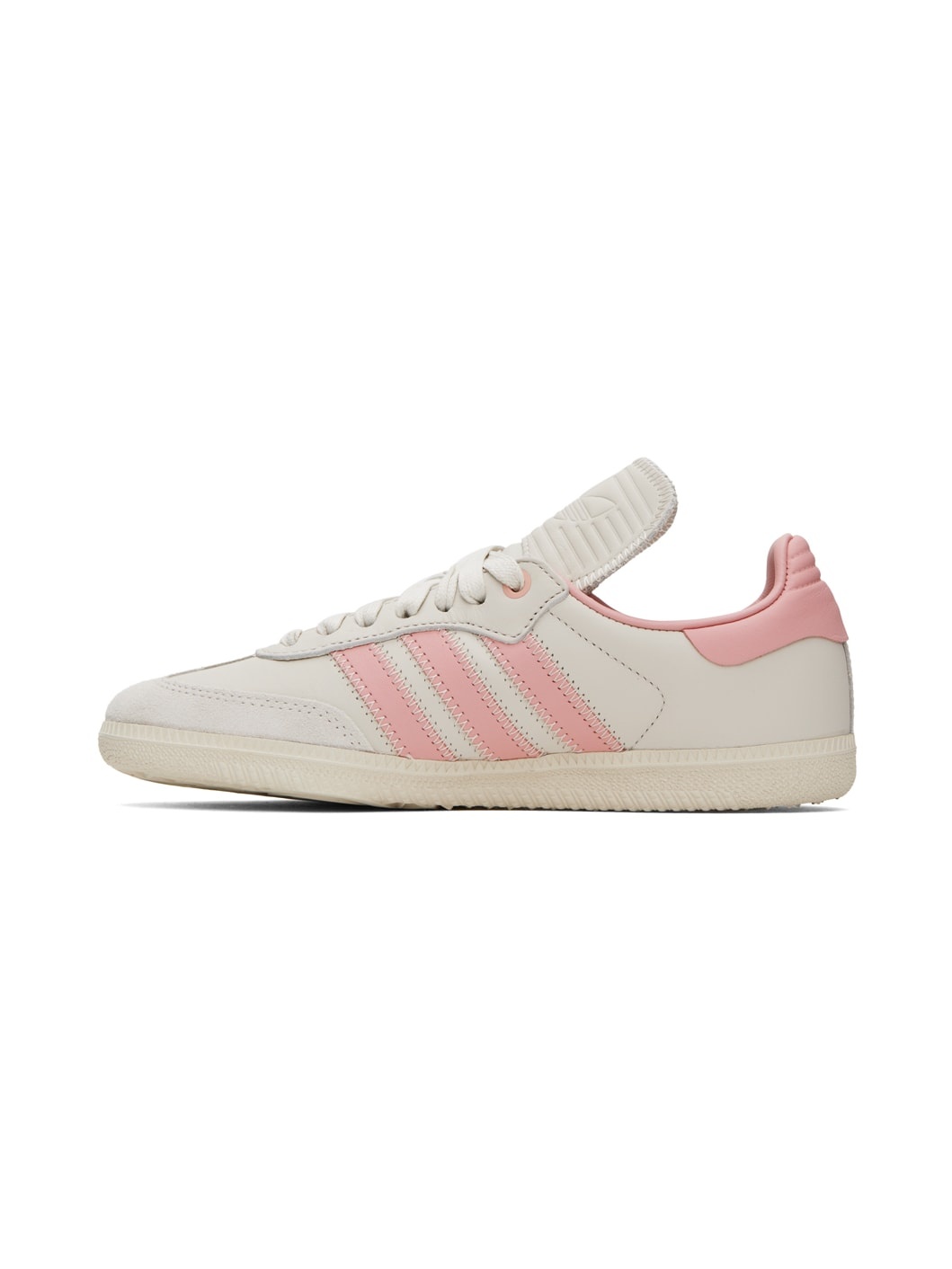 Off-White & Pink Humanrace Samba Sneakers - 3