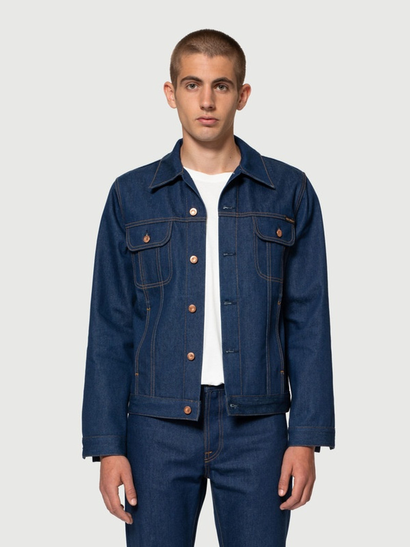 Nudie Jeans Robby Dry 70s Blue Denim outlook