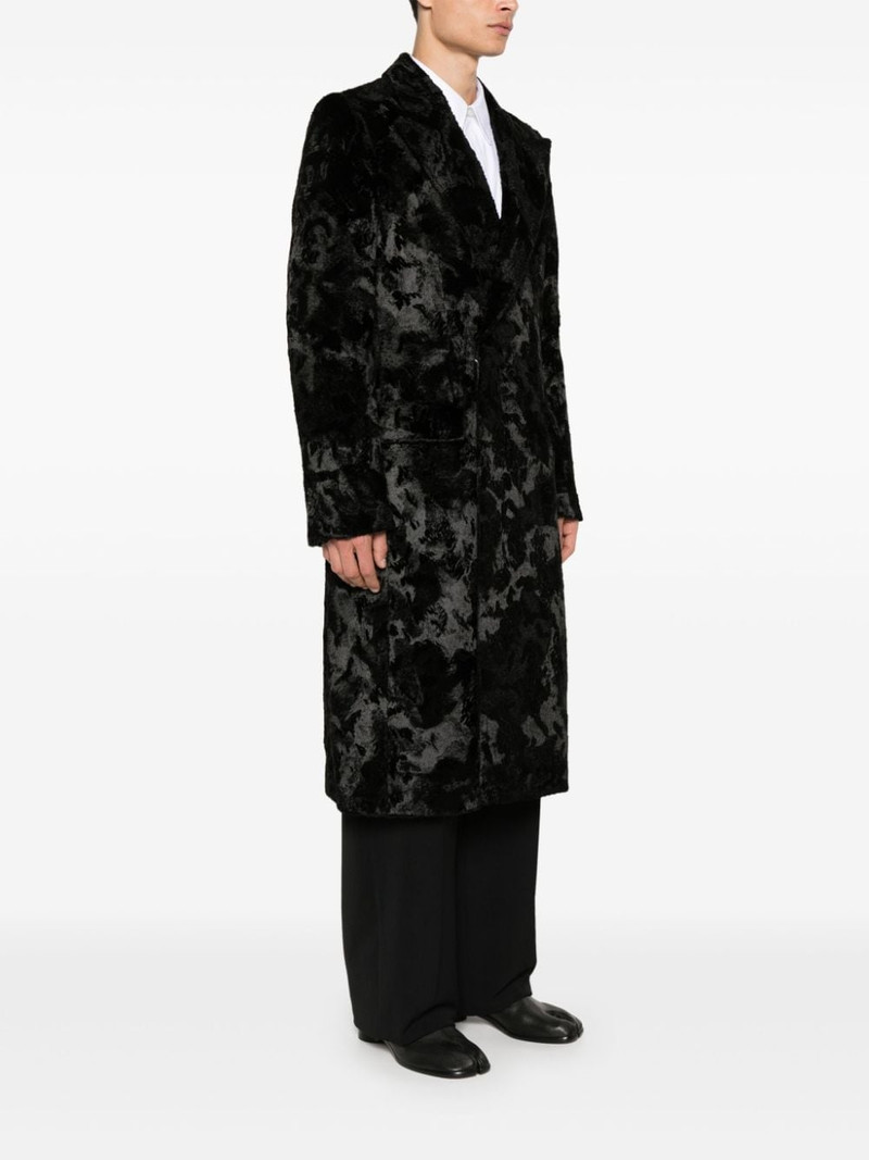patterned-jacquard coat 3