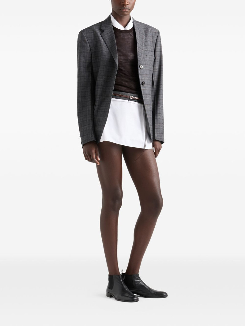 Prada cashmere and silk crew-neck sweater outlook