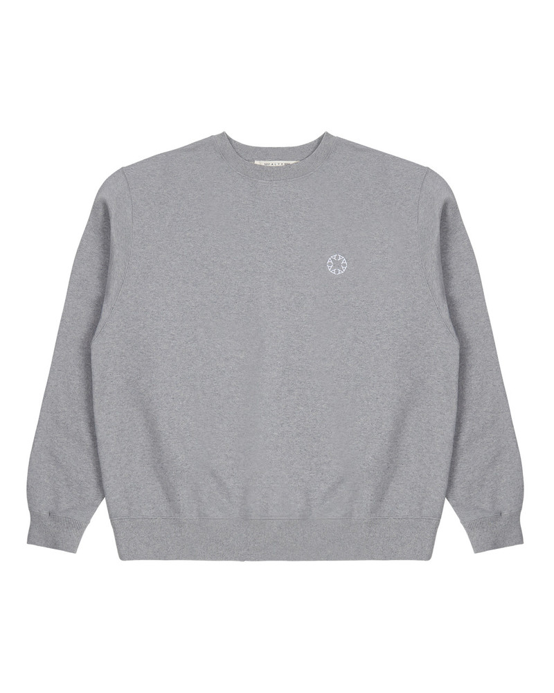 GREY BOXY CREWNECK SWEATSHIRT 1