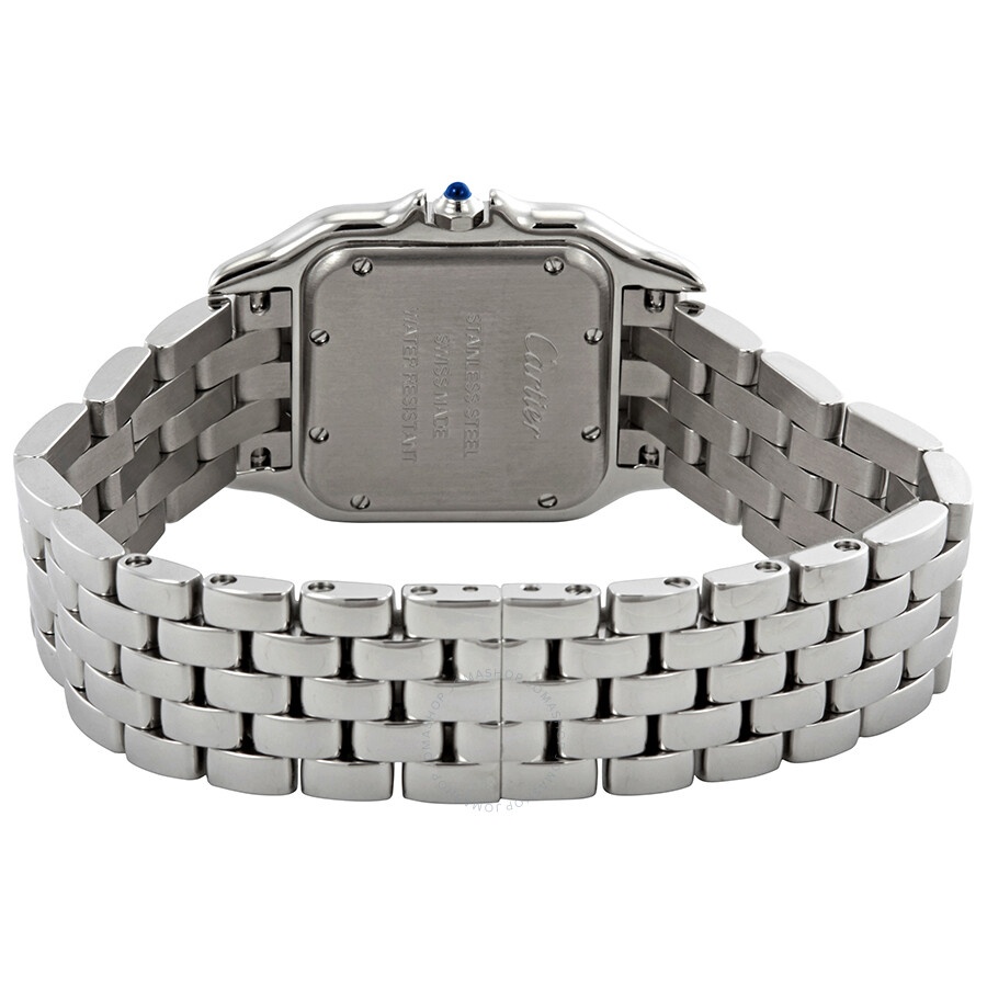 Cartier Panthere Medium Diamond Silver Dial Ladies Watch W4PN0008 - 3