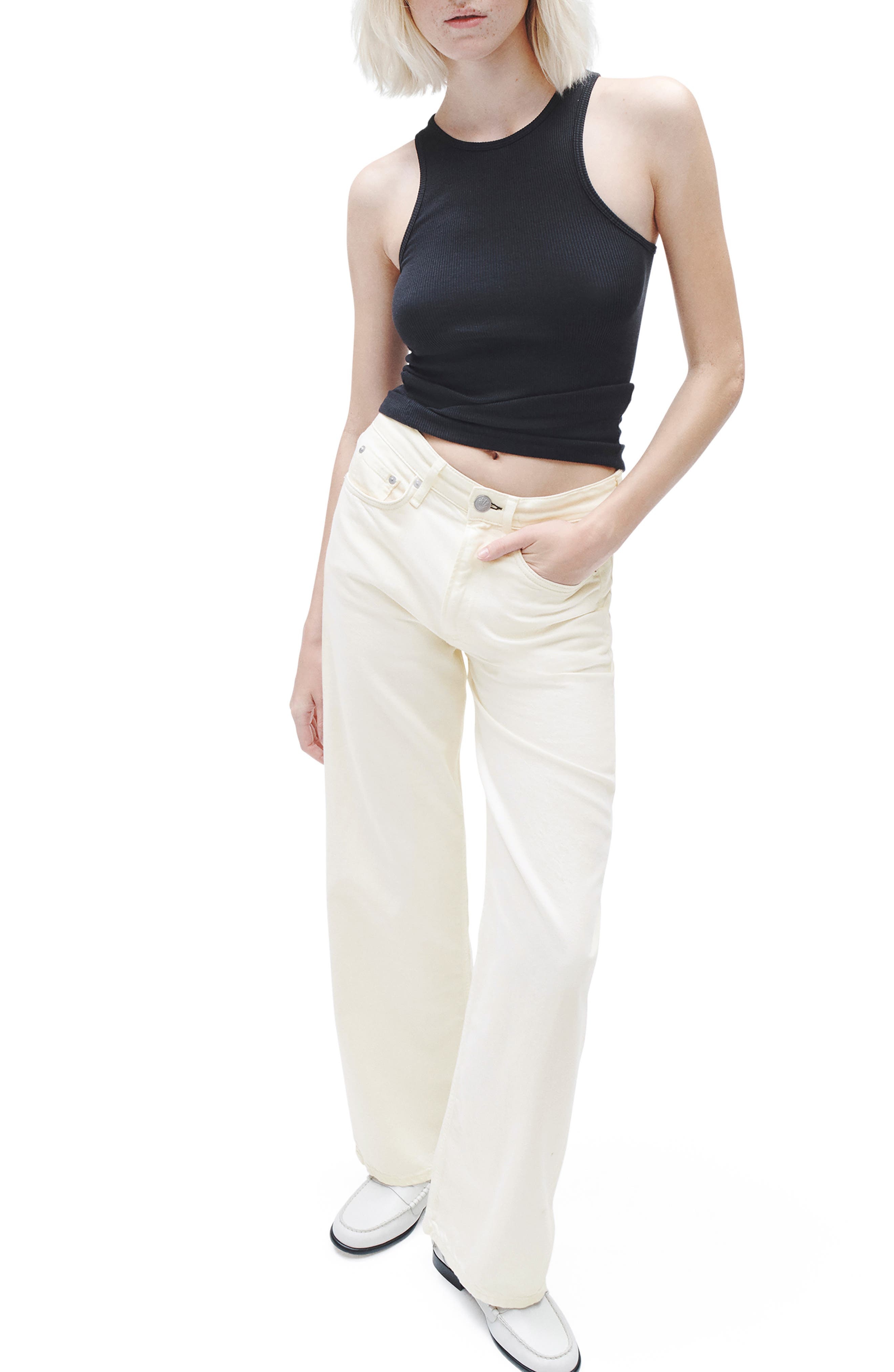 Featherweight Logan Wide Leg Jeans - 5