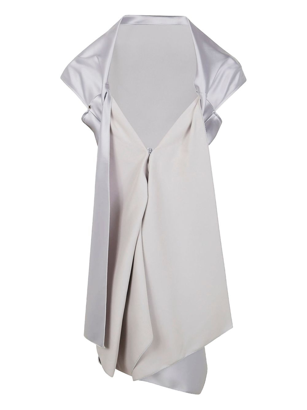 draped satin top - 2