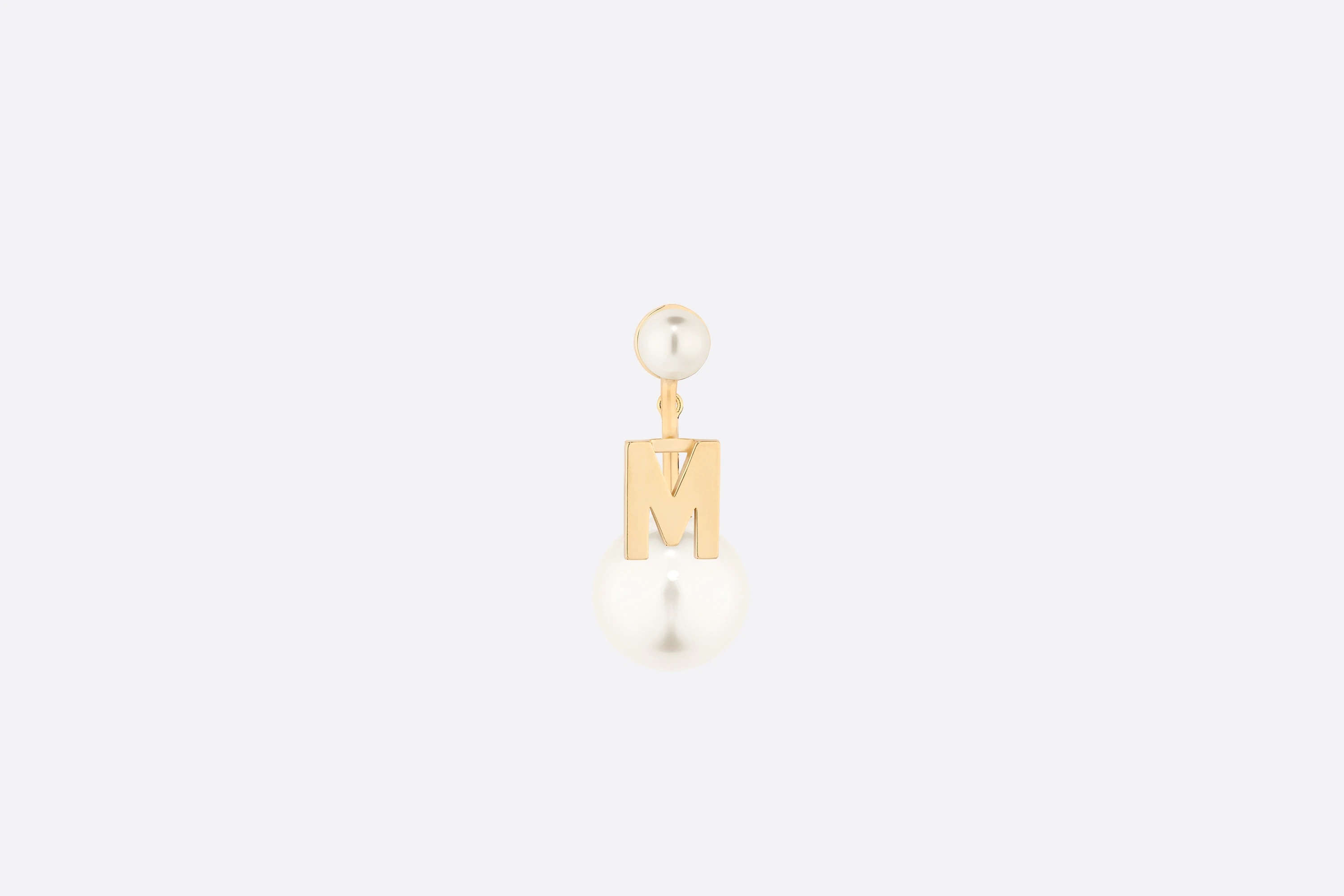 My ABCDior Tribales Letter M Earring - 1