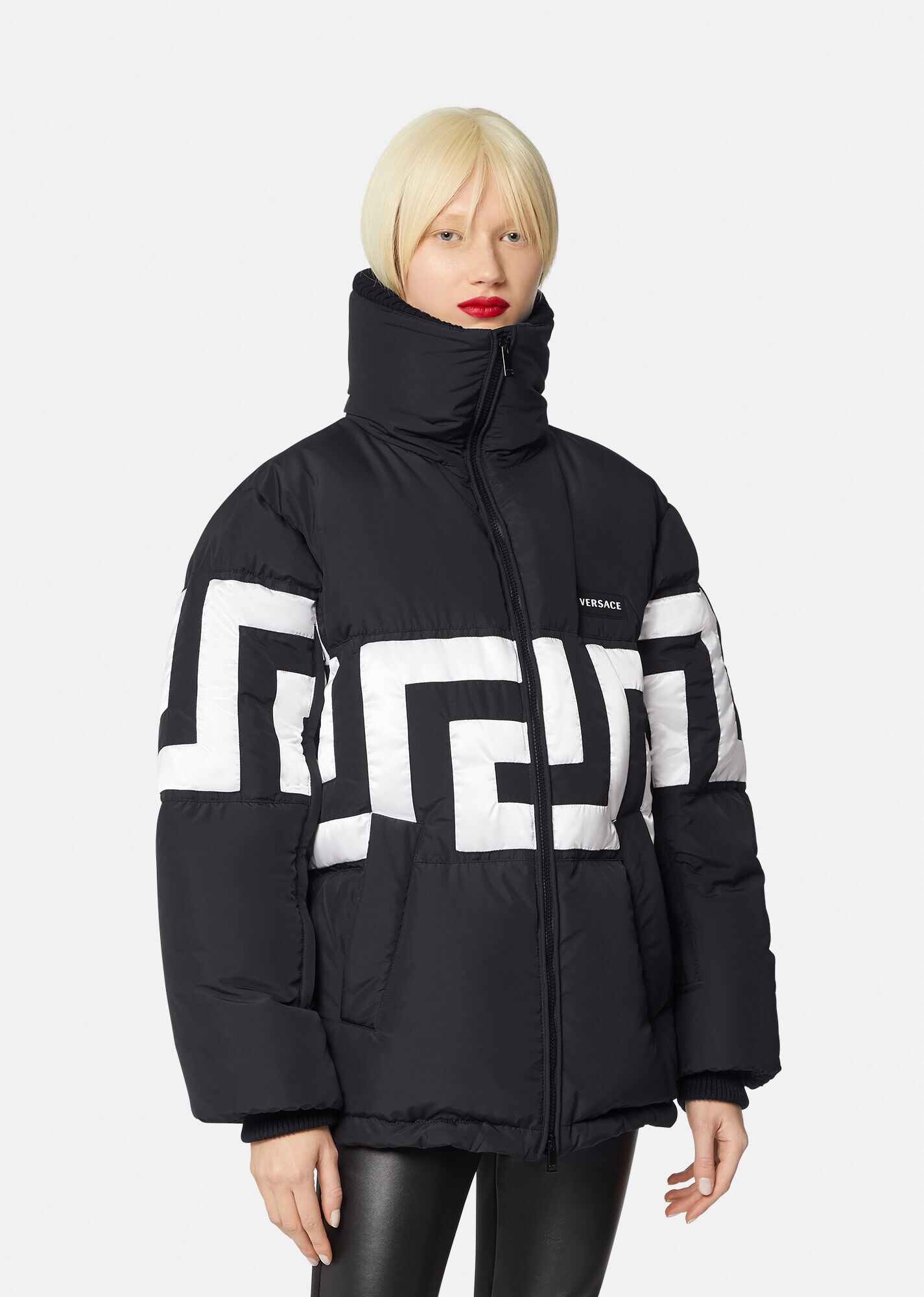 Greca Puffer Jacket - 2