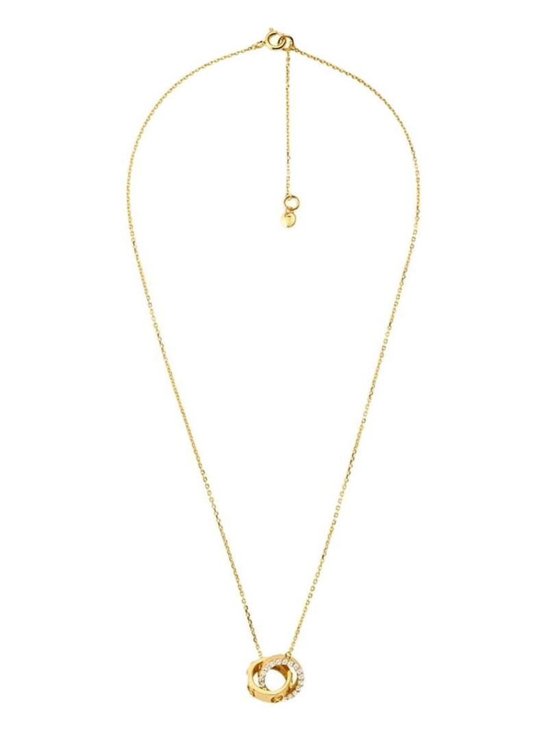 interlocking-circles rhinestone necklace 1