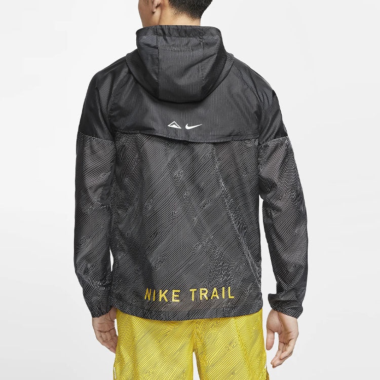 Nike Windrunner hooded Trail Running Jacket Black CQ7962-010 - 4