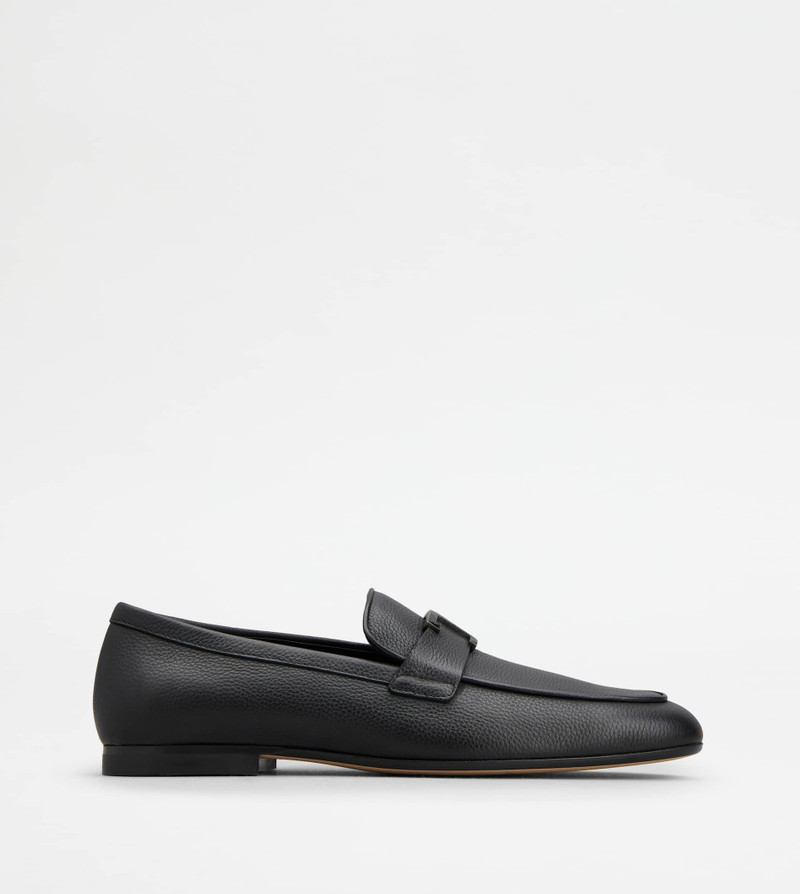 T TIMELESS LOAFERS IN LEATHER - BLACK 1
