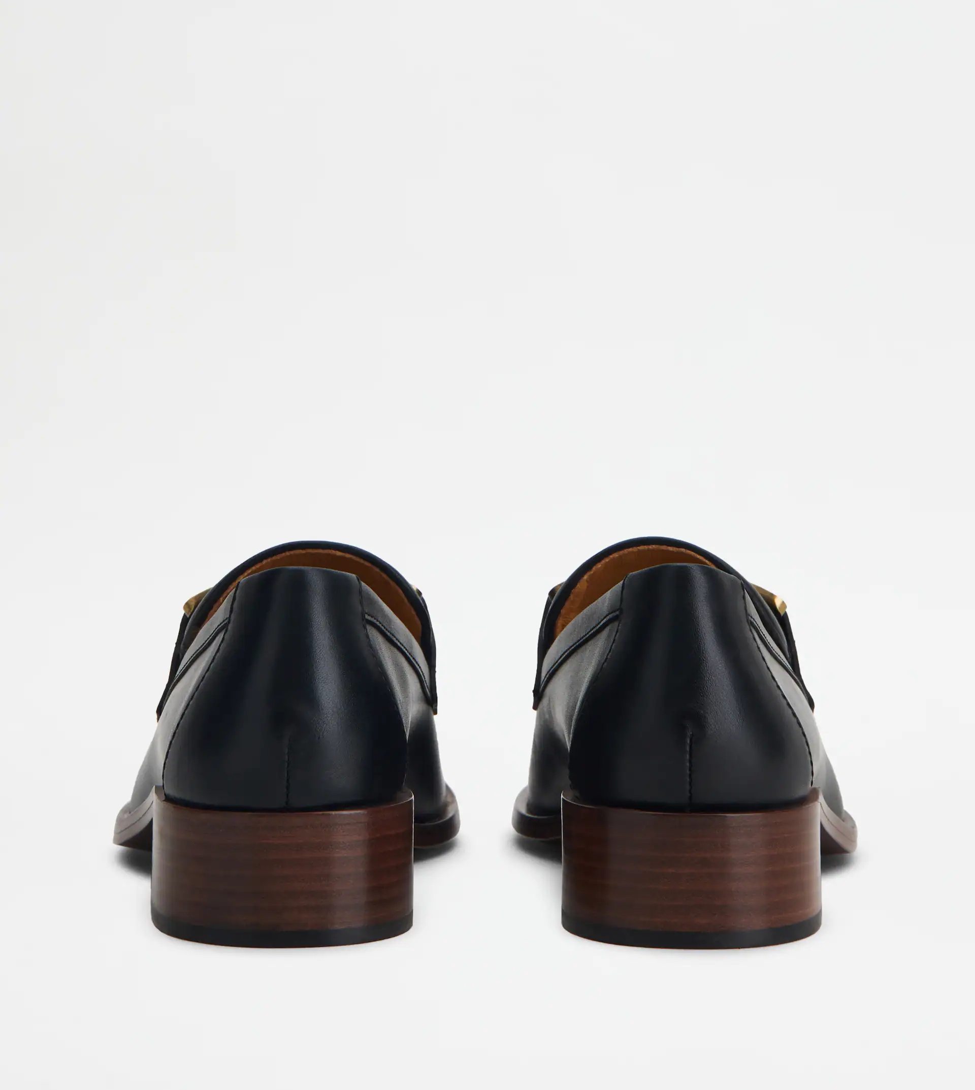 LOAFERS IN LEATHER - BLACK - 3