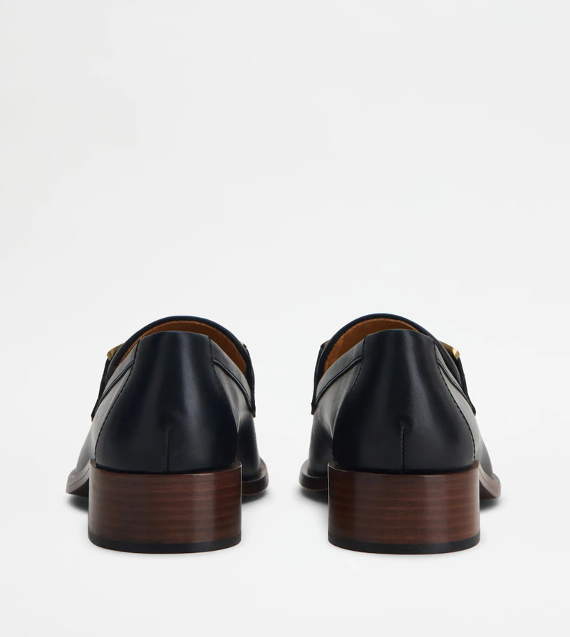 LOAFERS IN LEATHER - BLACK 3