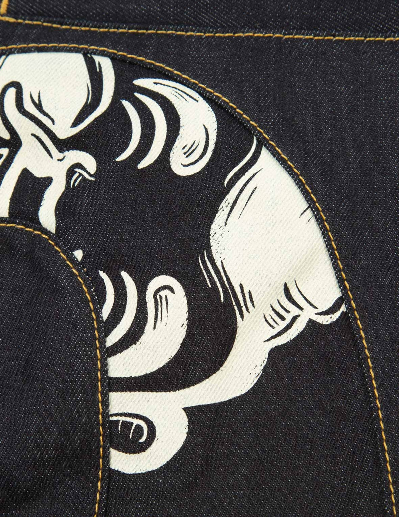 BRANDING JACQUARD DAICOCK INSERT DENIM JOGGER PANTS 8