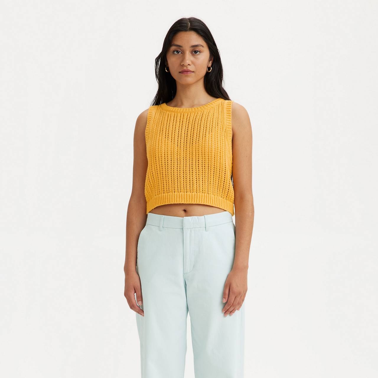 BABY BLUE SWEATER VEST - 1