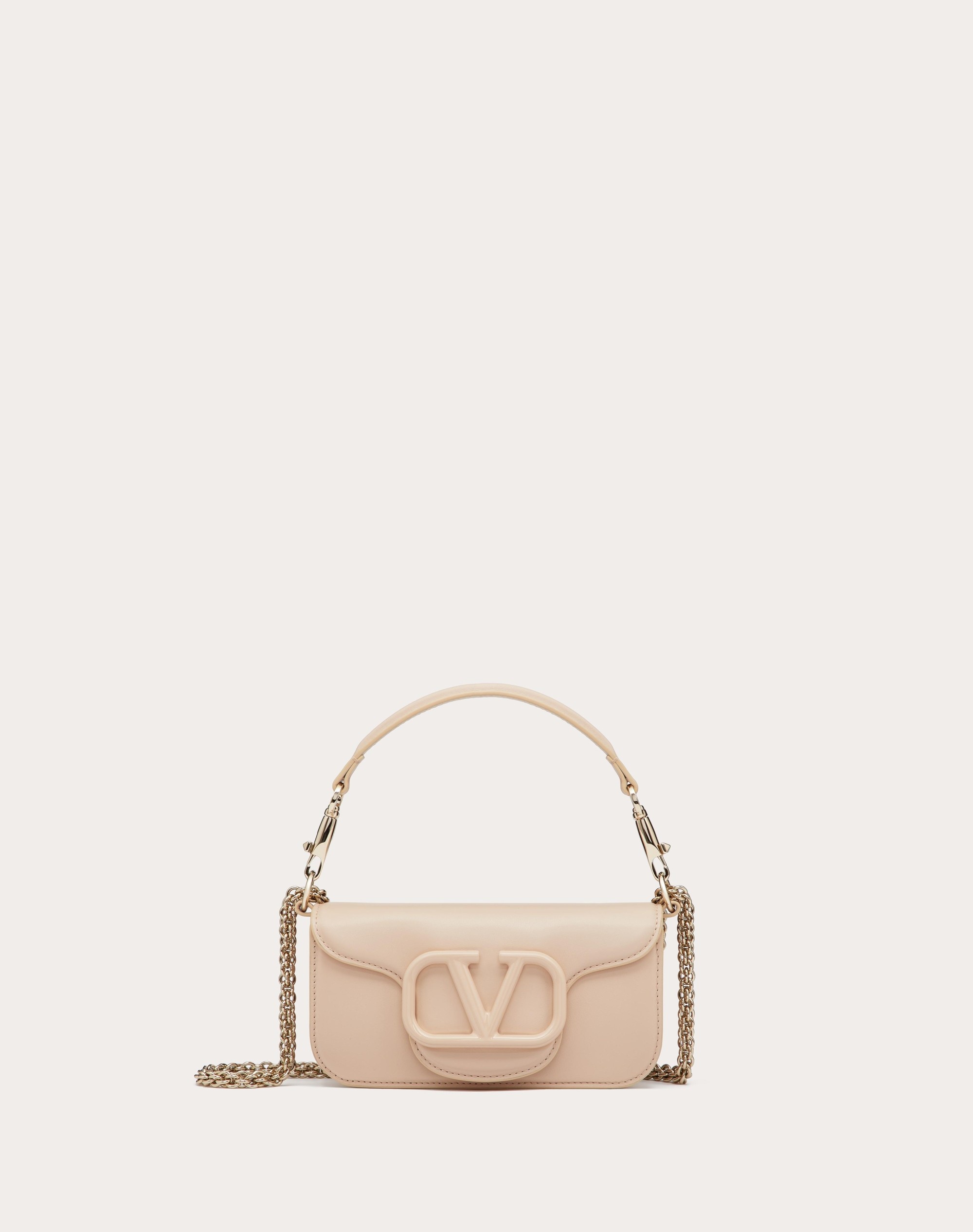 VALENTINO GARAVANI LOCÒ CALFSKIN SHOULDER BAG - 1