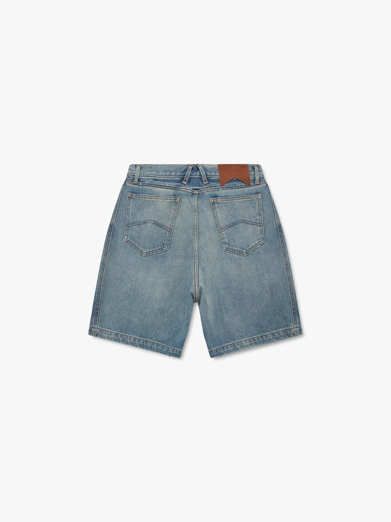 Rhude BOXY TRAXEDO DENIM SHORT outlook