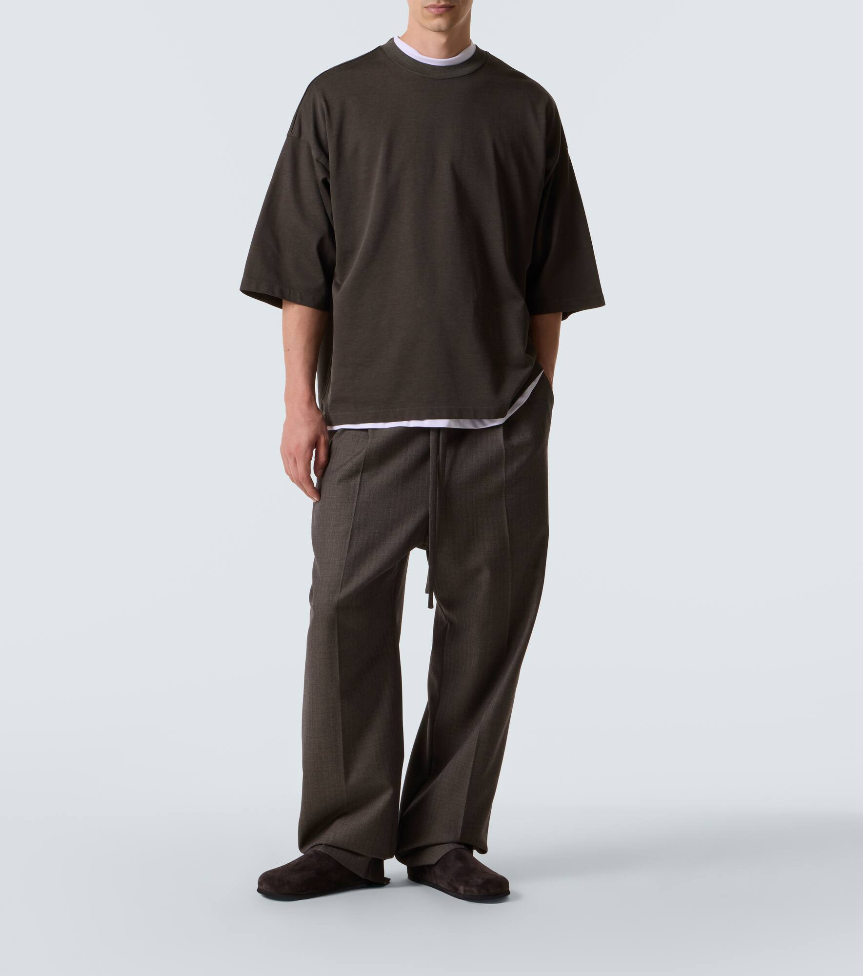 Virgin wool straight pants - 2