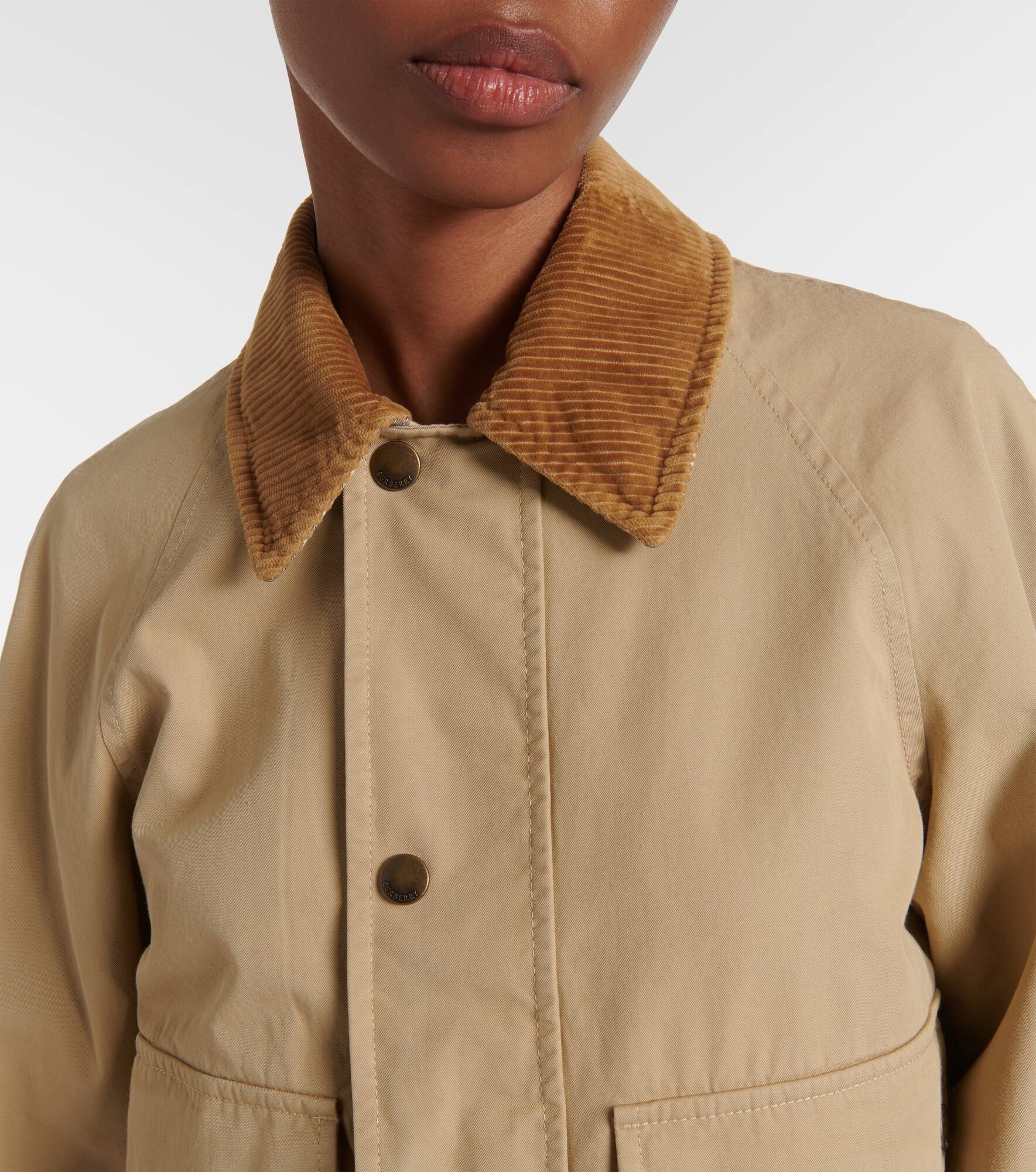 Cotton gabardine jacket - 4