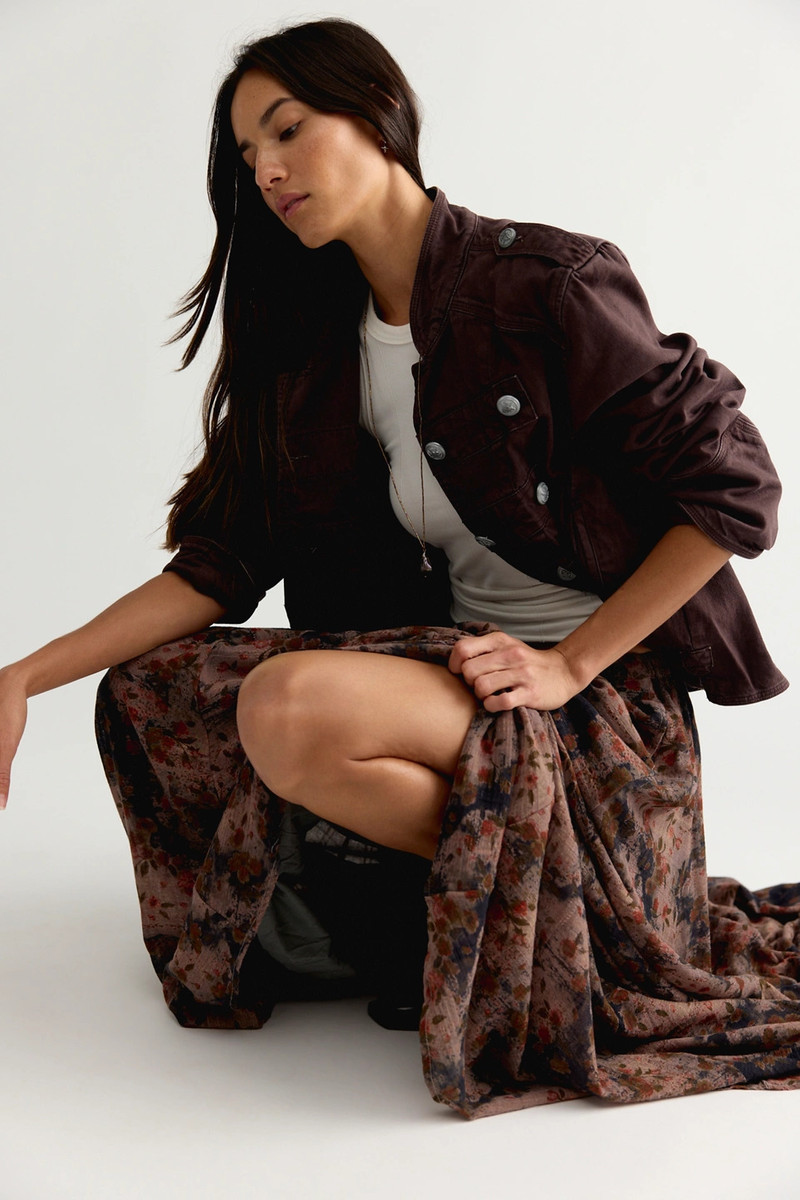 Ives Printed Maxi Skirt 4