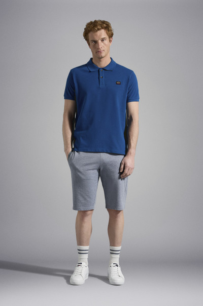 Paul & Shark COTTON PIQUÉ POLO WITH ICONIC BADGE outlook