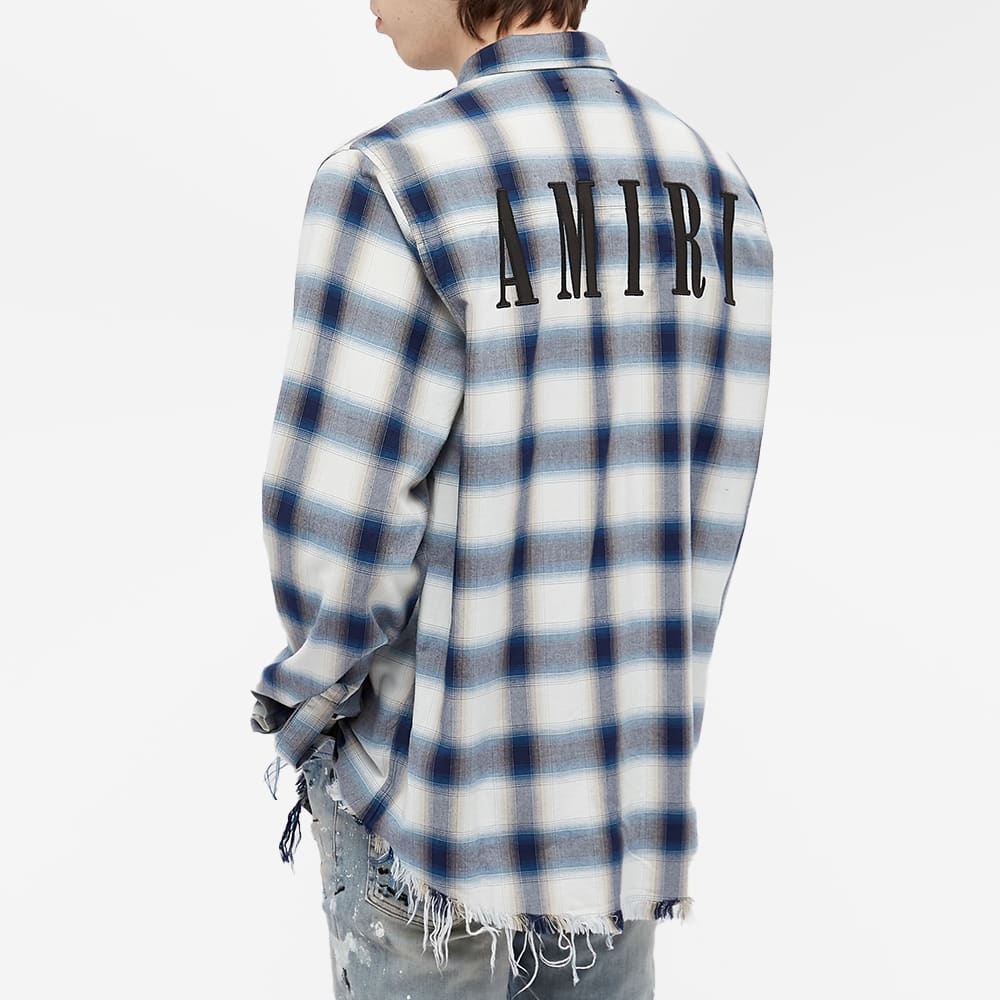 AMIRI Logo Flannel Shirt - 5