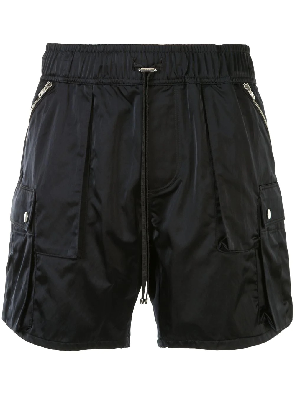 drawstring cargo shorts - 1