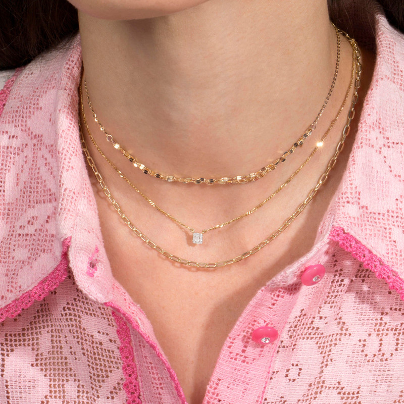 Dainty Paperclip Necklace 3