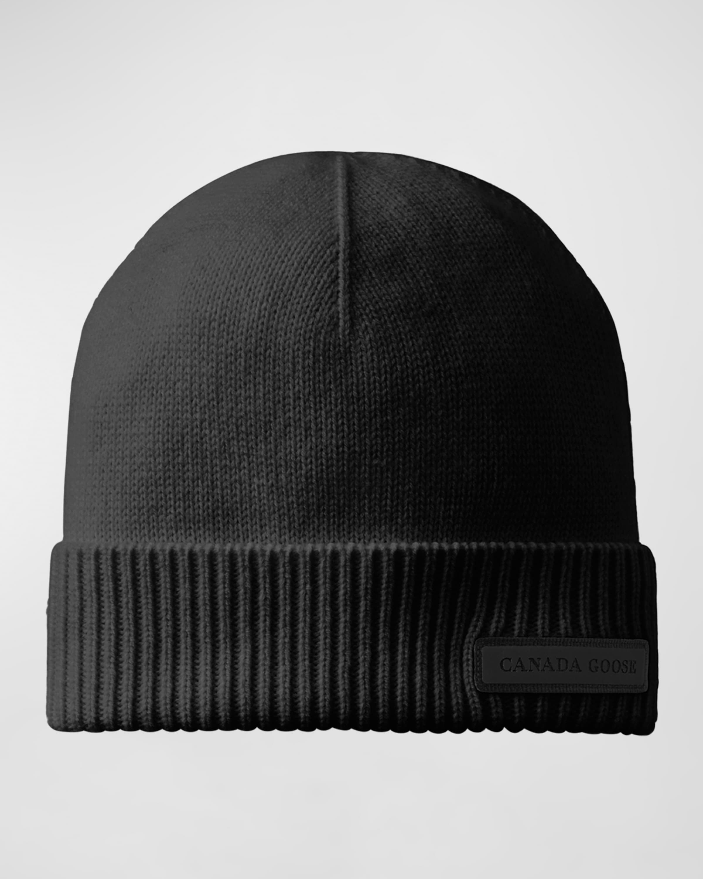 Men's Wool-Knit Beanie Hat - 1
