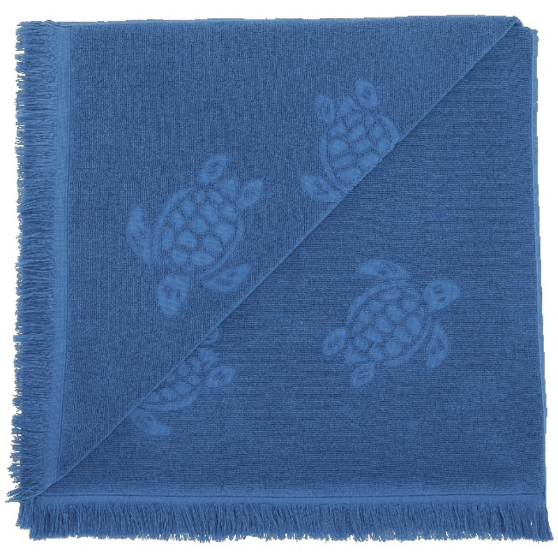 Vilebrequin Beach Fouta in Organic Cotton Turtles Jacquard outlook