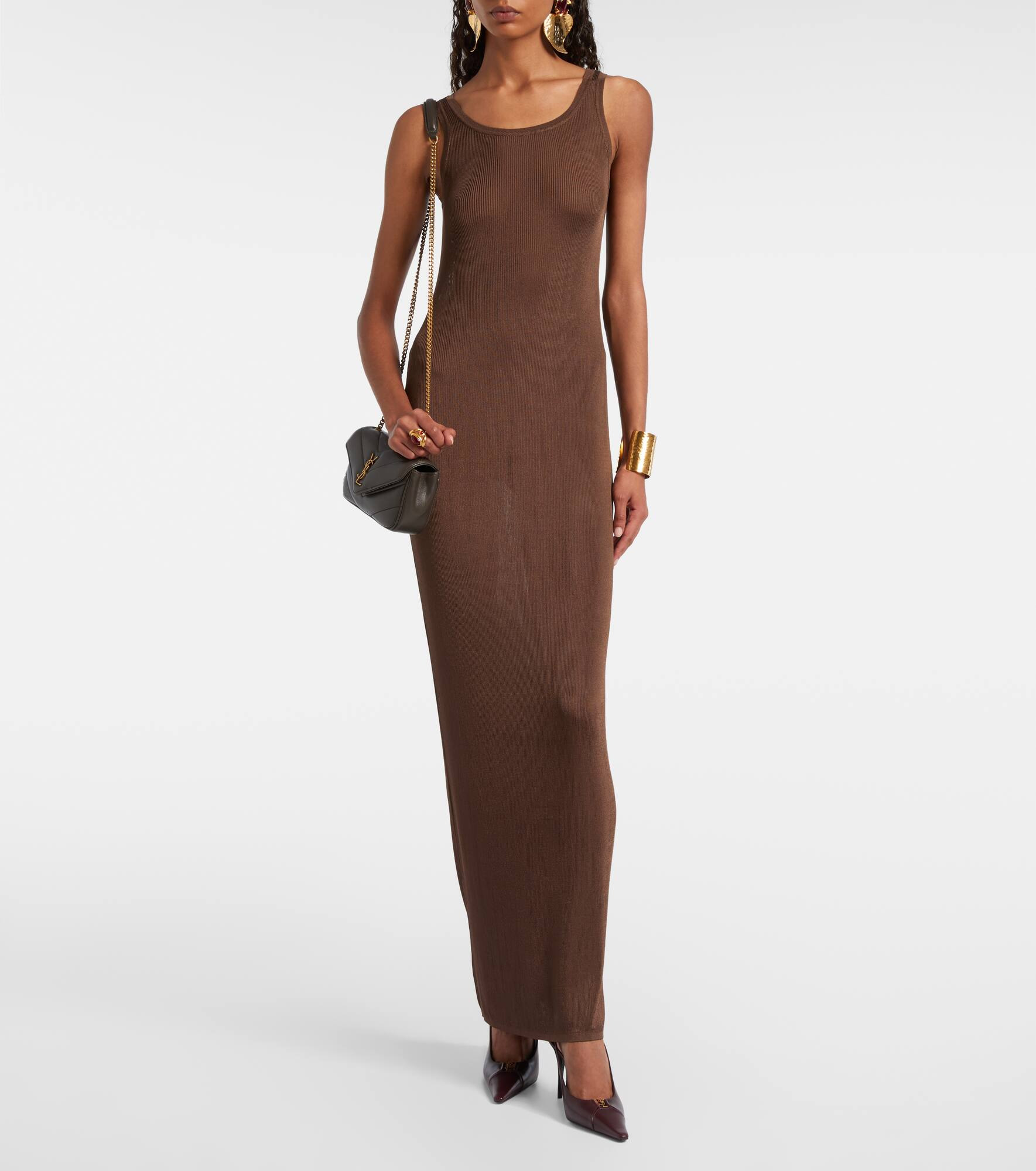 Ribbed-knit maxi dress - 2