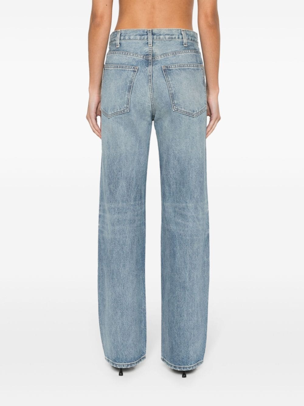 Mitchell high-rise straight-leg jeans - 4