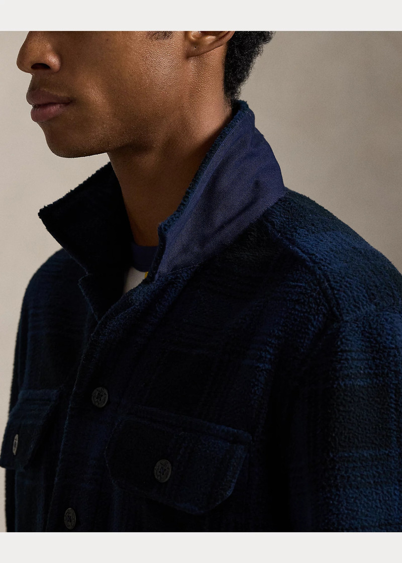 Plaid Pile Fleece Overshirt 5