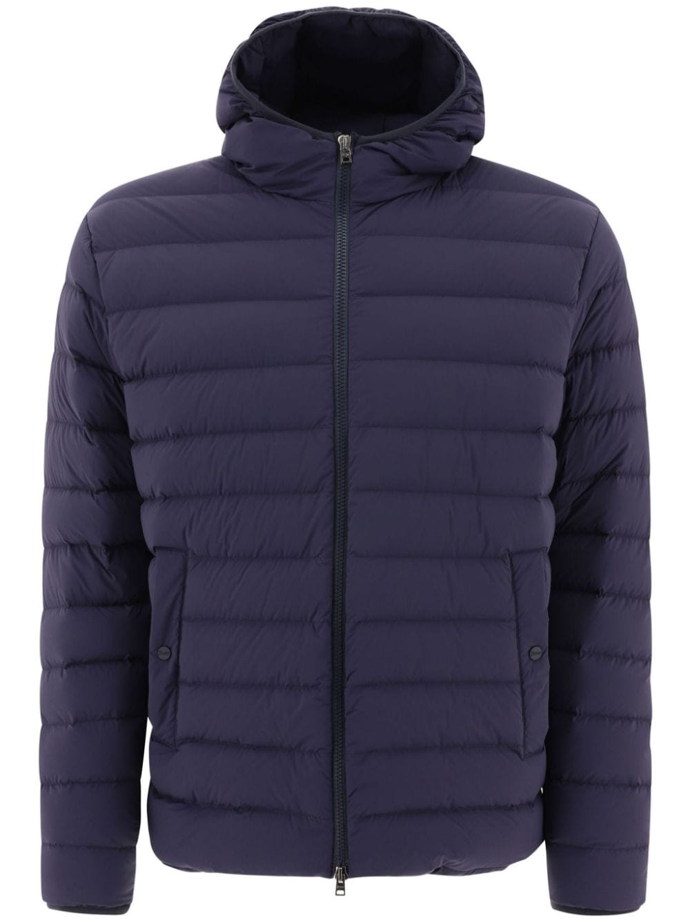 quilted hooded jacket - 1