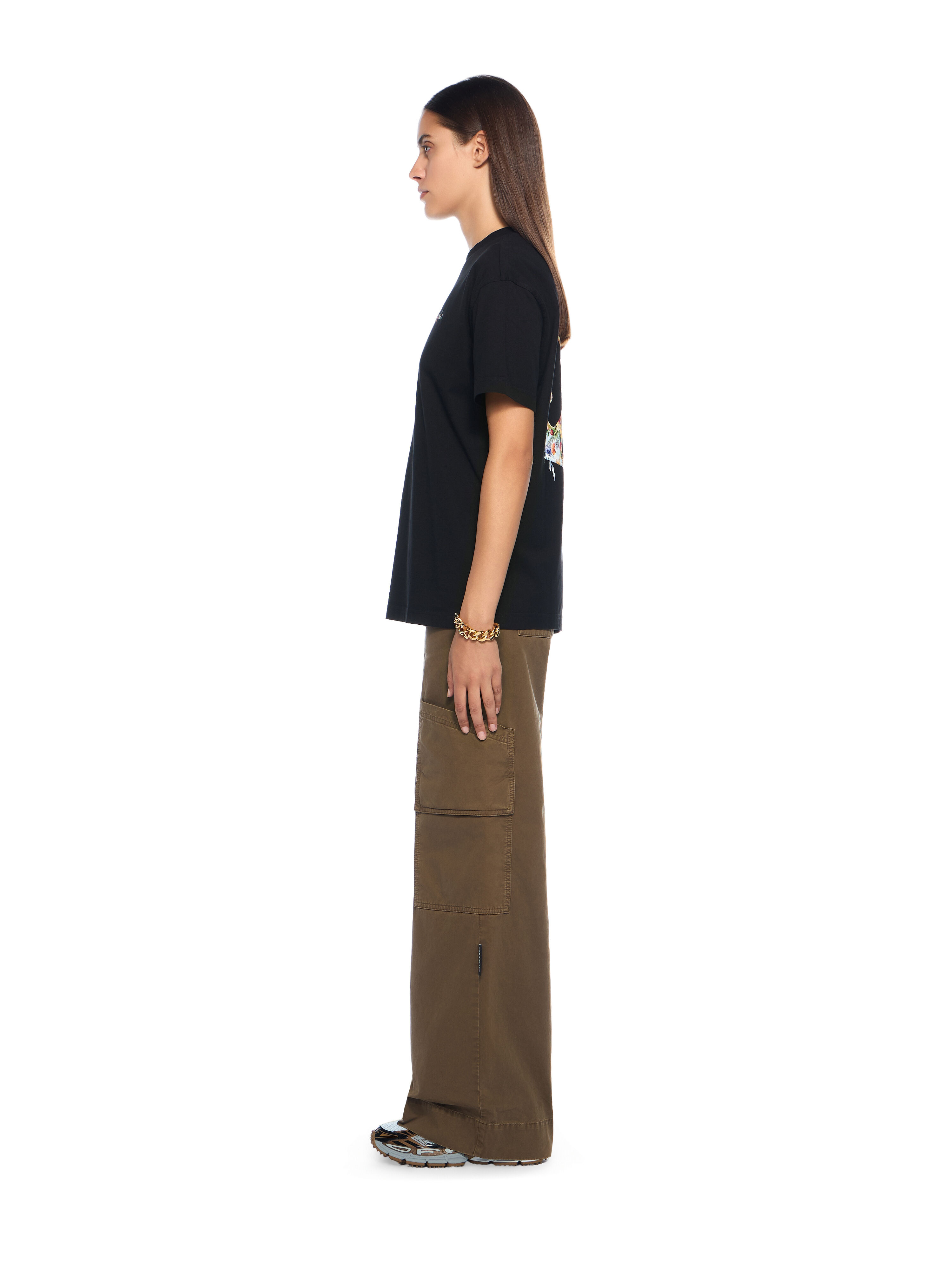 Garment Dyed Cargo Trousers - 3